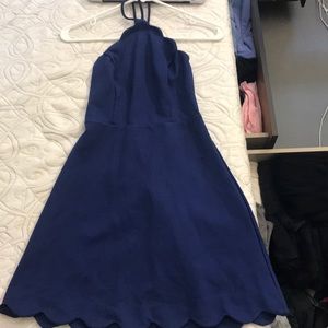 Lulus scallop skater dress
